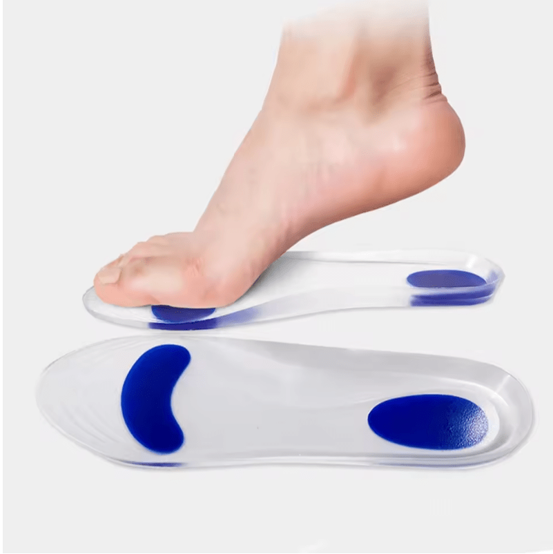 Semelle 100% Silicone - Soulage Talon et Absorbe les Chocs
